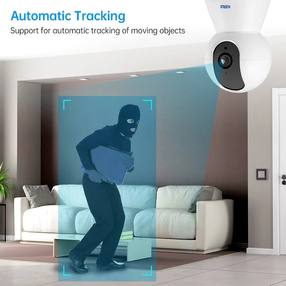 Fuers 5MP WiFi Camera - Auto Tracking - 4K HD