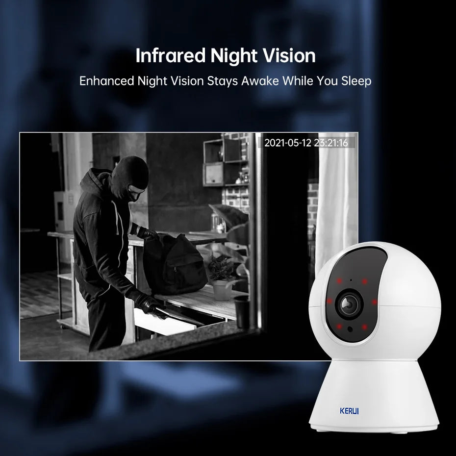 Fuers 5MP WiFi Camera - Auto Tracking - 4K HD