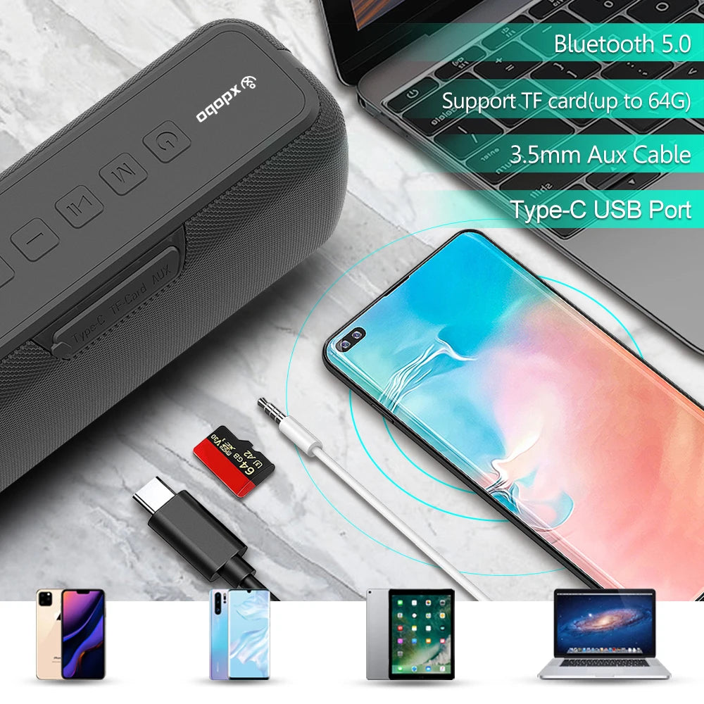 XDOBO - X8 60W Speaker - Bluetooth 5.0 - IPX5 Waterproof