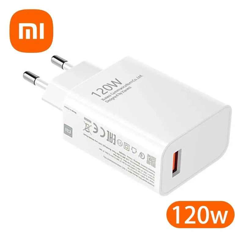 Xiaomi Original Charger Turbo Fast Charge 120W EU Hypercharge Gan Adapter For Redmi Note 11 12 13 Pro Plus 5G Mi 14 13 13T Cable
