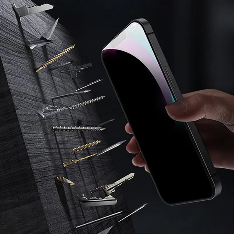 4PCS Privacy Screen Protector | For iPhone 14 Pro Max 16 Pro | Anti-Spy Glass | For iPhone 13 15 12 11 Pro Max 13 Mini | Tempered Glass