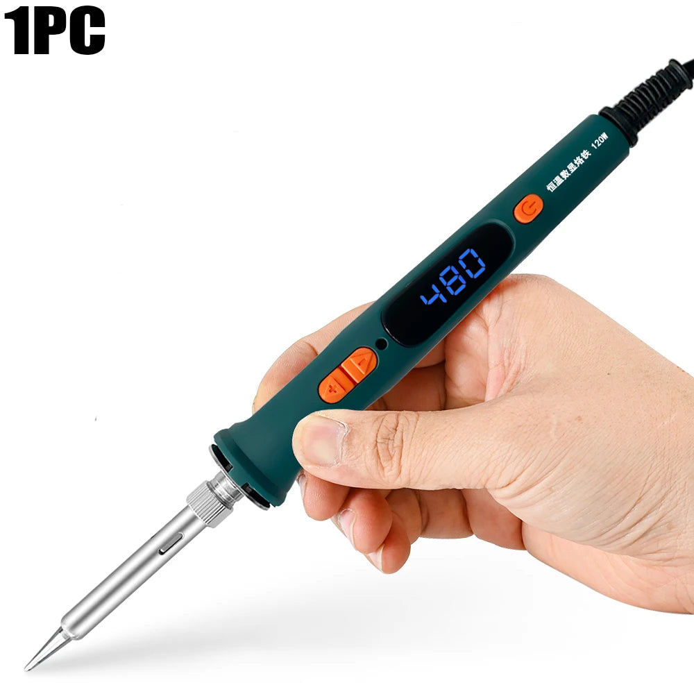 Trendx Store - 120W Soldering Iron Kit - Dual Calibration - 200-600°C