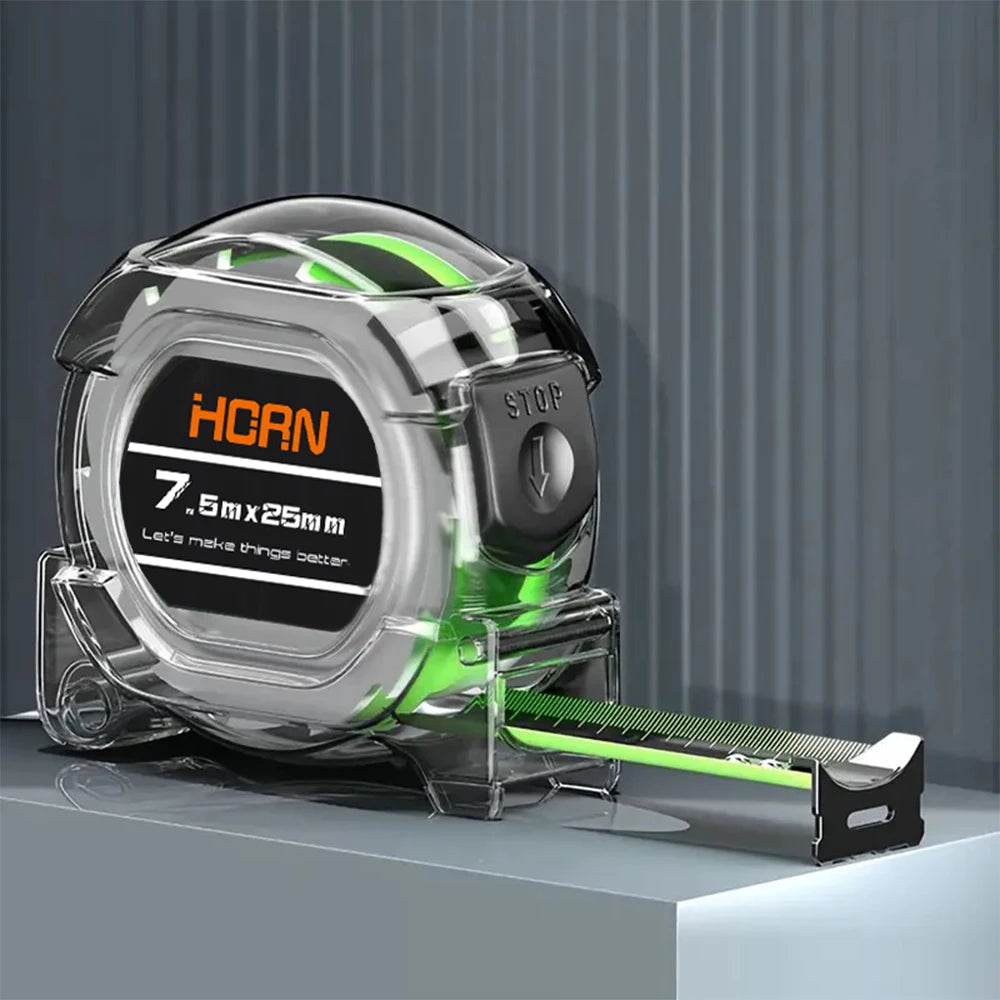 Self-Locking Tape Measure – Fluorescent, High Precision | 3M / 5M / 7.5M / 1