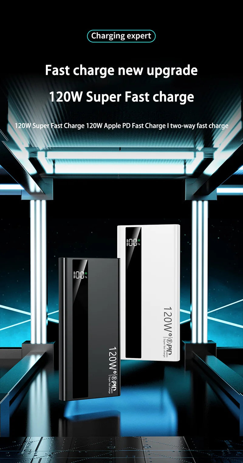 Xiaomi 200000 mah 120W - Power Bank 120W - Super Fast Charging - Digital Display