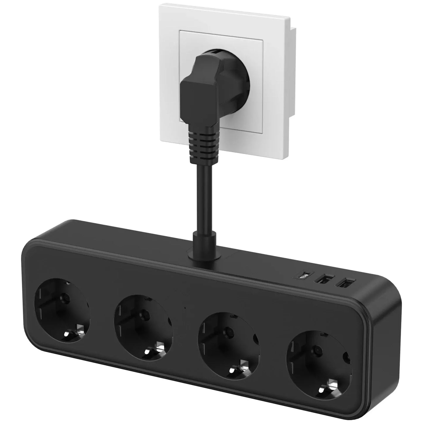 Trendx Store - Power Strip 3840W - USB Fast Charge - Surge Protector