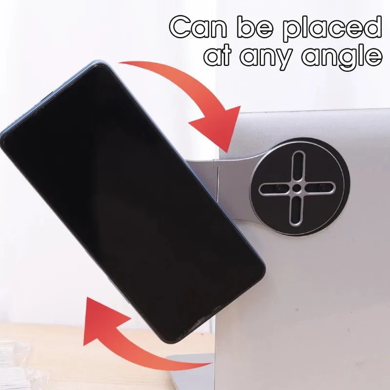Magnetic Desktop Cell Phone Holder for MagSafe Desktop Foldable Phone Stand Magnetic Mount for Car Laptop for Magsafe Bracket