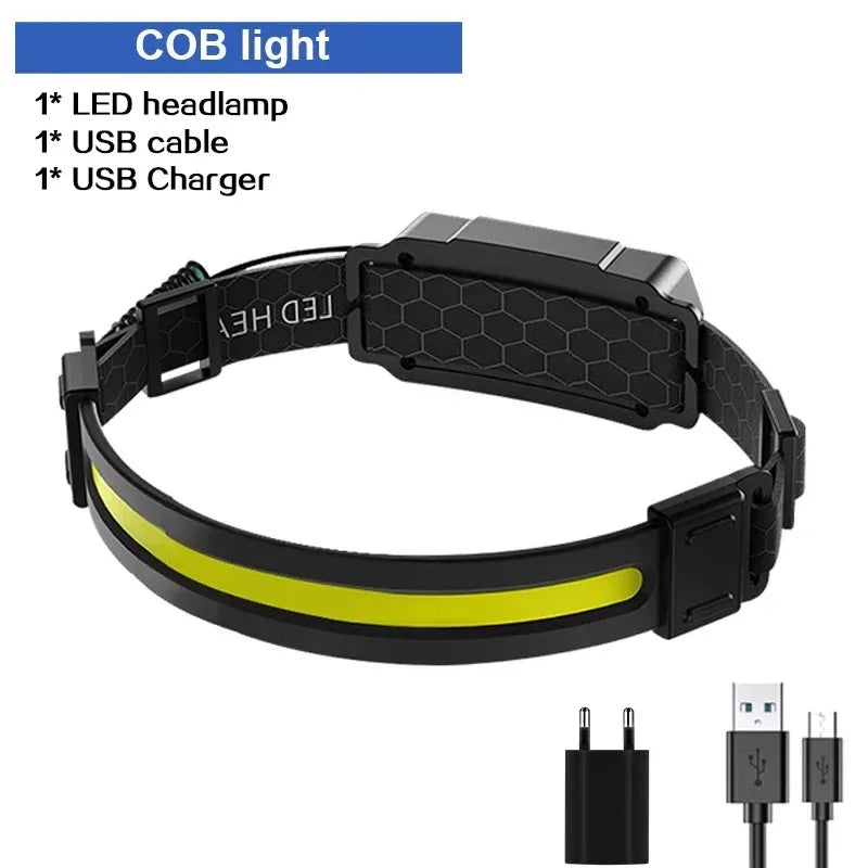 Trendx Store - High Power LED Headlamp - 7 Modes - Sensor Headlight