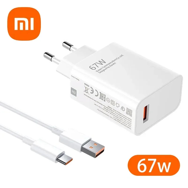 Xiaomi Original Charger Turbo Fast Charge 120W EU Hypercharge Gan Adapter For Redmi Note 11 12 13 Pro Plus 5G Mi 14 13 13T Cable