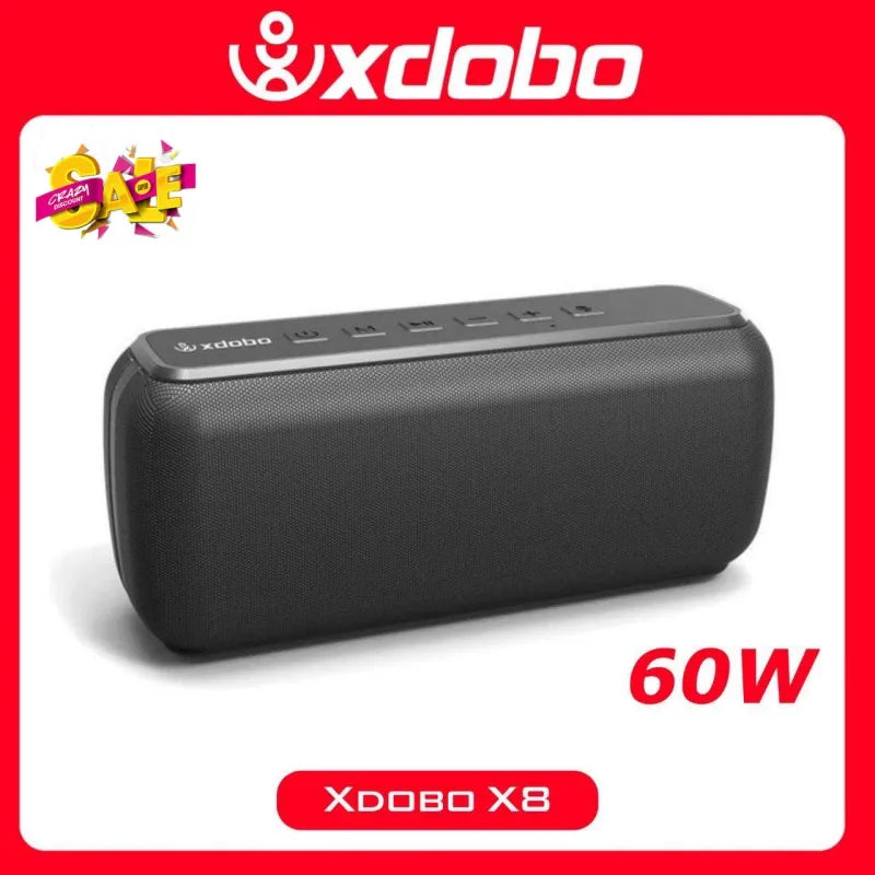 XDOBO - X8 60W Speaker - Bluetooth 5.0 - IPX5 Waterproof
