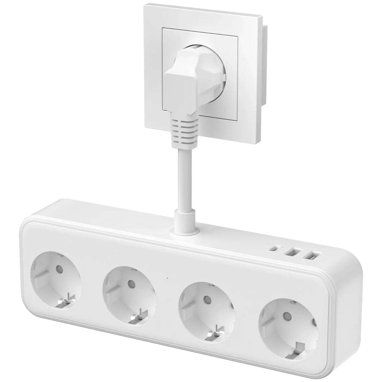 Trendx Store - Power Strip 3840W - USB Fast Charge - Surge Protector