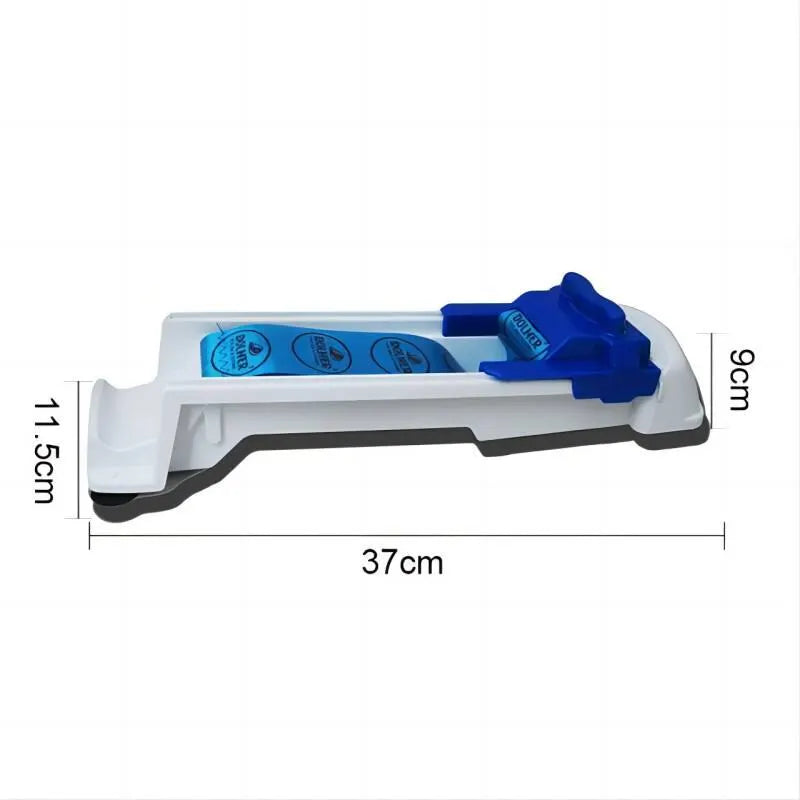 Groente- en Vleesroller Machine – Koolrol & Druivenblad Vuller – Handmatig Keukenhulpmiddel (1 stuk, Wit & Blauw)