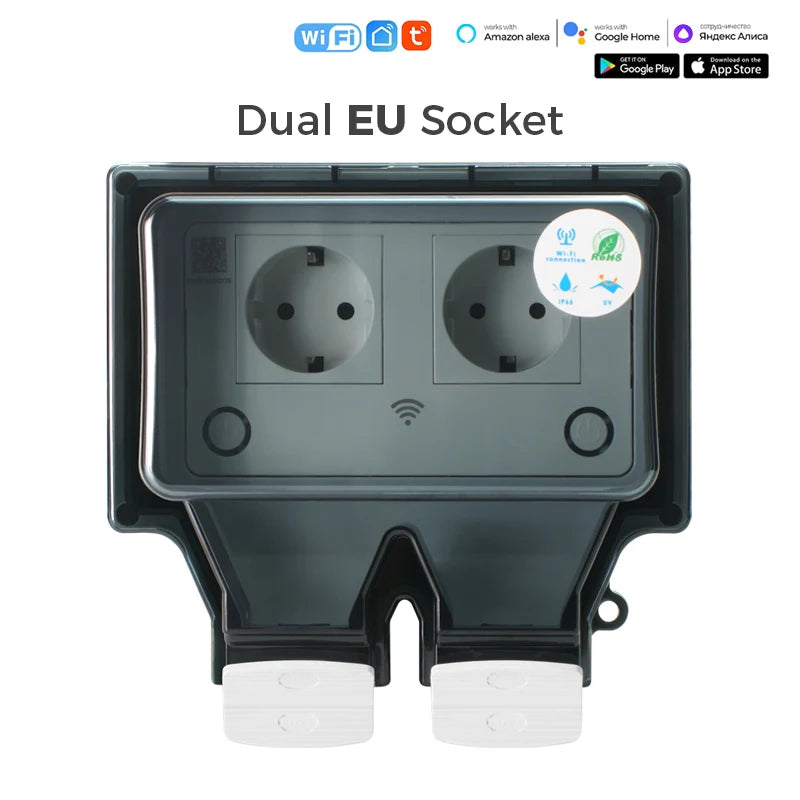 Trendx Store - Avoir Tuya IP66 - Dual USB Charging - Wifi Smart Life