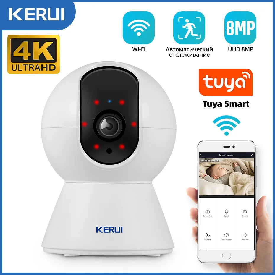 Fuers 5MP WiFi Camera - Auto Tracking - 4K HD