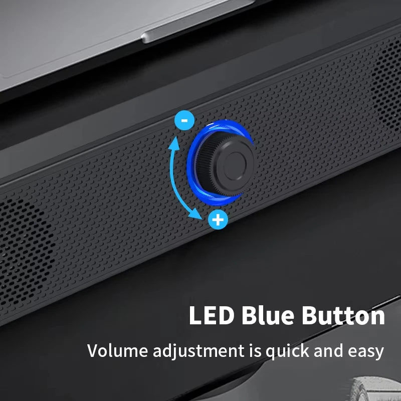 Long Wired Bluetooth Small Speaker | Double Speakers | High Volume | Computer Mobile Phone | Home TV | Notebook Multimedia | Desktop Speaker