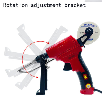 Electric Soldering Iron Gun Hand-held Internal Heating Soldering Iron Automatically Send Tin Gun Soldering Welding Repair Tool