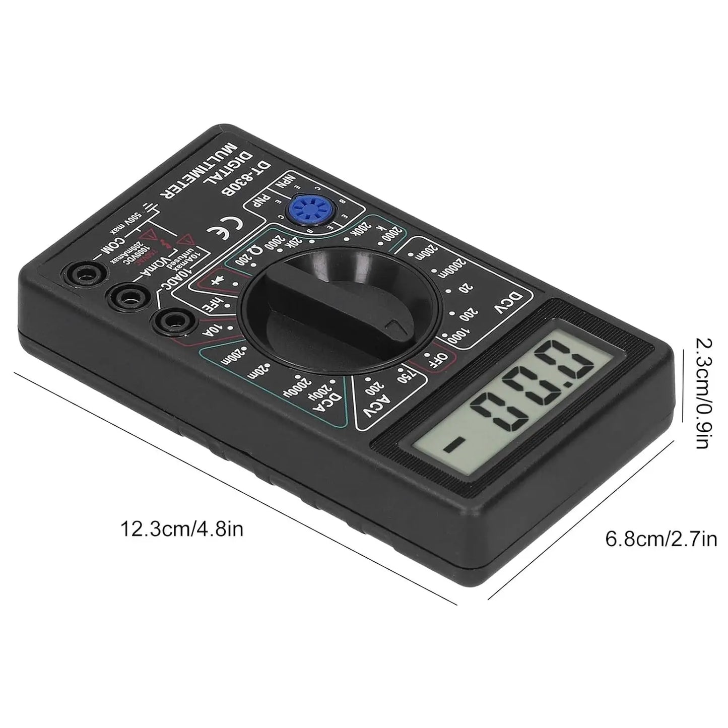 Digital Multimeter Tester, DT830B Electrical Voltmeter Ammeter, Portable Volt Multi Meter, Car Battery Tester Circuit Tester