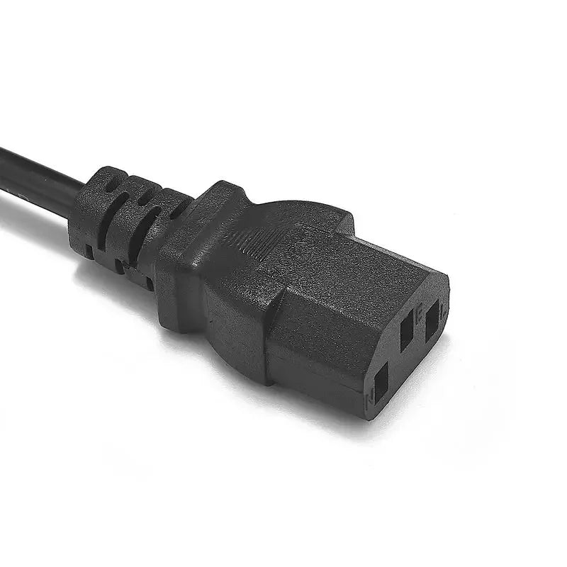 EU Plug | Power Supply Cable | 3 Prong | 1.2m | IEC C13 | USA | AU | UK | AC Power Extension Cord | For Desktop Computer | Monitor | TV | Projector