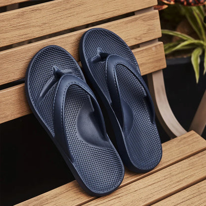 Men's flat sandals Non-slip flip flops Summer 2024 Men's Slippers EVA soft soled beach Shoes Comfortable Men's slides