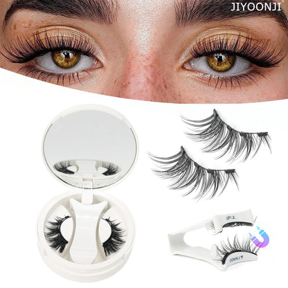 Magnetic Eyelashes with Applicator – Natural, Reusable, No Glue