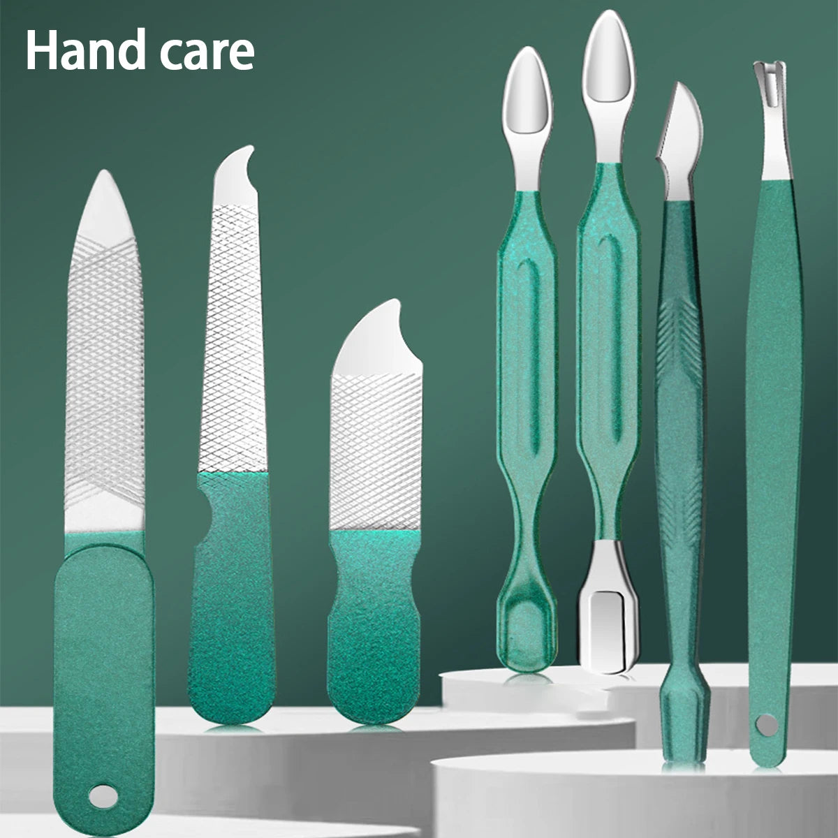 7-35 Piece Stainless Steel Nail Care Kit – Portable Travel Manicure Set with Nail Clippers & Cuticle Scissors