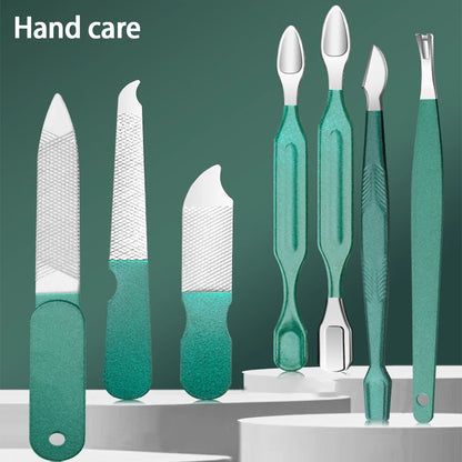 7-35 Piece Stainless Steel Nail Care Kit – Portable Travel Manicure Set with Nail Clippers & Cuticle Scissors