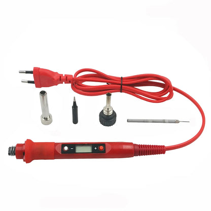 80W Digital Electric Soldering Iron Set Kit Temperature Adjustable 220V 110V  Ceramic Heater Soldering Tips Welding Tool  set