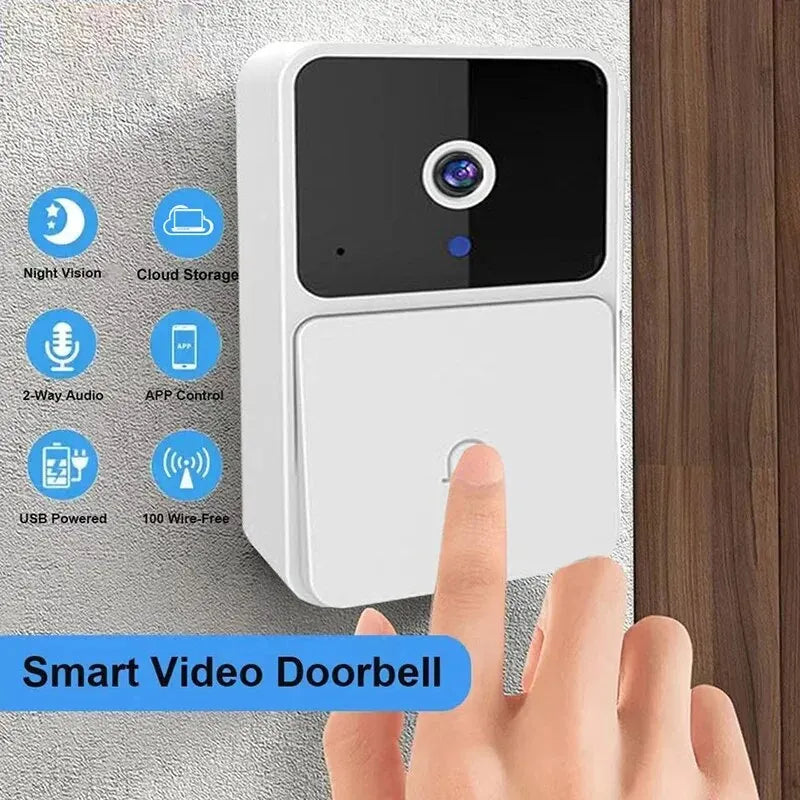 WIFI Video Doorbell Camera | Wireless Night Vision | Smart Home Security | HD Door Bell | Two Way Intercom | Voice Change For Home