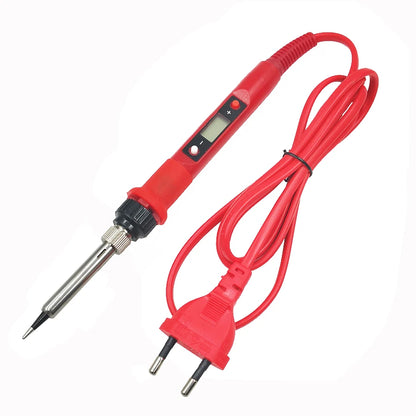 80W Digital Electric Soldering Iron Set Kit 220V 110V Temperature  Adjustable LCD Display Solder Welding Iron Tool Tips 60W/80W