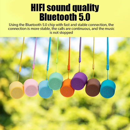 Original Bluetooth Speaker | Portable Outdoor Loudspeaker | Wireless Mini Column | 3D Stereo Music Surround | Bass Box Mic