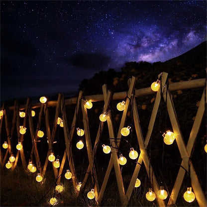 200 LED String Solar Lights | Outdoor Fairy & Camping Lights | 22M Length | IP65 Waterproof | Garland for Christmas, Wedding & Garden Decoration