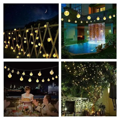 200 LED String Solar Lights | Outdoor Fairy & Camping Lights | 22M Length | IP65 Waterproof | Garland for Christmas, Wedding & Garden Decoration