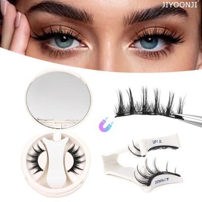 Magnetic Eyelashes with Applicator – Natural, Reusable, No Glue