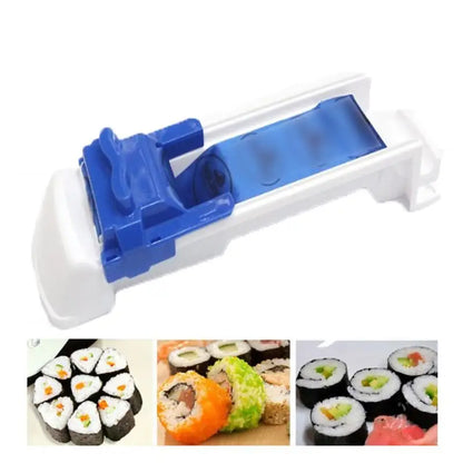 Groente- en Vleesroller Machine – Koolrol & Druivenblad Vuller – Handmatig Keukenhulpmiddel (1 stuk, Wit & Blauw)