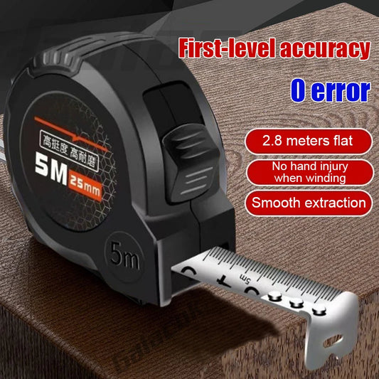 Heavy Duty Tape Measure – Stainless Steel, Anti-Drop Available Sizes: 3M / 5M / 7.5M / 10M